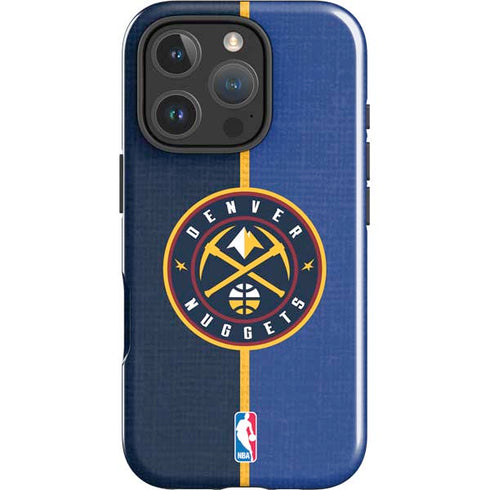 NBA Denver Nuggets Canvas iPhone 16 Pro Impact Case